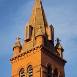 Composite box, reproduction of a skylight peak