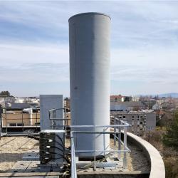 Cylindrical chimney