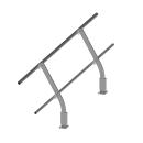 1100 aluminum inclined fixed post, H plate