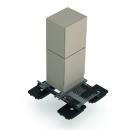 Freestanding rack for 2 BCUBE STACKES QP max 83,5