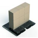 Freestanding rack for 6 BCUBE STACKES QP max 83,5