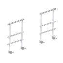 Option garde-corps en aluminium pour MATLITE configuration en T