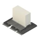 Support autostable pour 2 BCUBE QP max 98