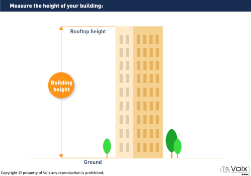 What is the maximum indicated height?